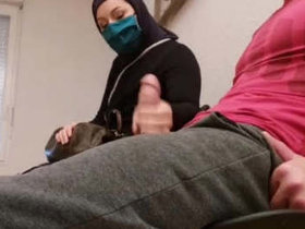 Unknown Indian man gives himself a handjob and masturbates on camera