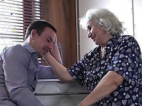 Grandma Maria likes young studs and property fucked from helpless
