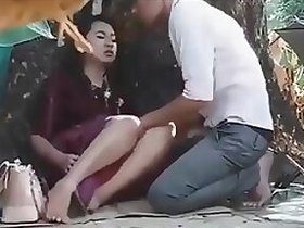 Thai couples on the street