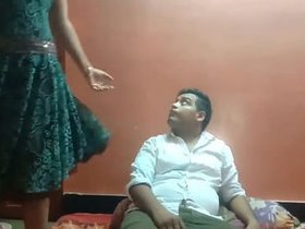 A South Asian woman engages in sexual activity with a delivery man at her residence!