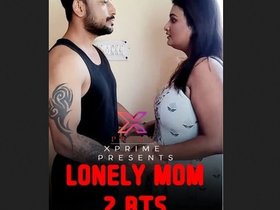 A solo mother engages in intimate activities with two behind-the-scenes girls