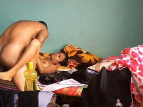 Adorable South Asian woman engages in sexual intercourse