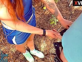 Oh, my God, a stranger filled me up with morning cum pantyhose