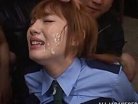 Japanese flat rack sucks scattered dicks and becomes facial