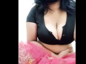Newly married Indian wife records herself in a sensual video