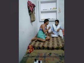 Indian girl chats while getting her butt drilled on the floor