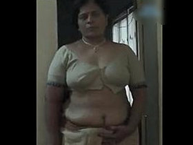 Curvy milf from India posing