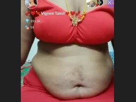 Indian mature woman seductive performance on Hottango stage