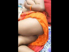 Ruchika, the cheerful Indian wife, engages in a private session with a black lover on Tango