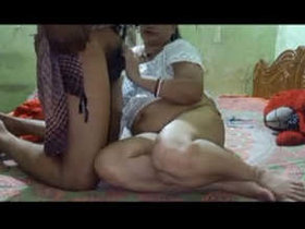 Boudi's intense oral and vaginal sex in part 4