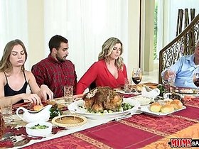 Moms Bang Teen - Naughty Family Thanksgiving