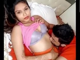 Indian couple shares romantic encounter and sexual passion in real time