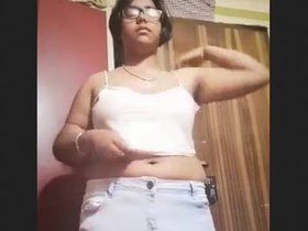 Indian wife reveals her curves to her boss