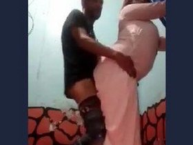 Indian brother and sister's quick intimate encounter at home