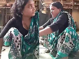 Indian wife prepares food