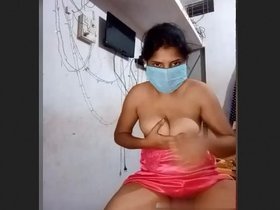 Smita Bhabi's revealing striptease leads to a close-up of her intimate area on StripChat