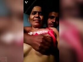 Desi stud enjoys XXX sex with mature aunt in home porn