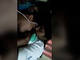 Sweet girl feeds her XXX juicy tits to her MMC colleague
