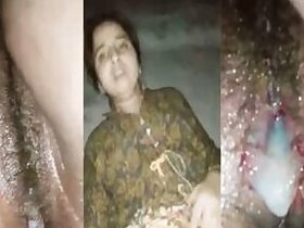 Desi girl gives hairy wet pussy to XXX guy and fooling around close up