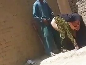 Hidden camera of Pakistani open air dehati sex leaked online