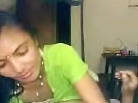 Slutty Indian wife sucks and fucks with cock