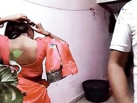 Desi male fucks his slippery XXX vagina standing sideways