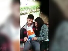 Tamil girl gives a hot blowjob outdoors in the park and got caught on camera. Desi MMC