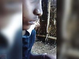 Dehati Gf fucking in the open air MMS sex scene from the movie