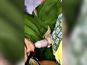 Mature sucks Desi XXX's cock before taking it in her hairy cunt