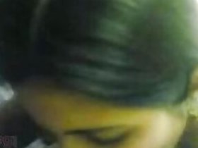 Hot young couple fuck hard in a threesome