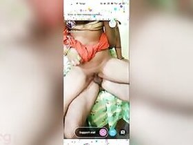 Sexy XXX woman shows her tits and has sex with her roommate Desi MMC