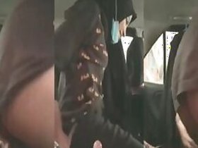 Horny Desi XXX girl riding a thick cock deep inside her car MMC
