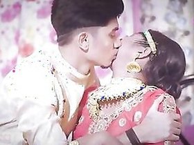 Young hottie Desi got fucked by her hubby in an MMC wedding night video.