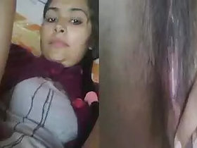 Desi girl with a hairy pussy video