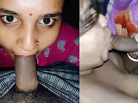Desi's Wife Sucks Dick Naked Until She Cums