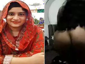 Girl in hijabi with big ass teases viral video