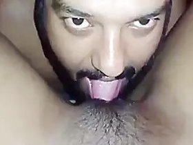 Indian Girl's Pussy Licked by Her Secret Lover