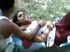 Kerala Teenage Indian Desi Cousins Romantic Masti in Home Garden