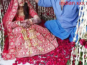 Indian Marriage Baap Bati first time with me in Hindi