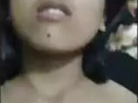 Desi's lover fucks in the bedroom