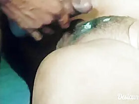 Desi Indian cum all over her hairy wet pussy