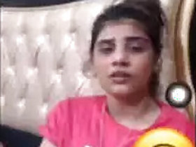 Sexy girl Desi shows her tits and pussy on VK