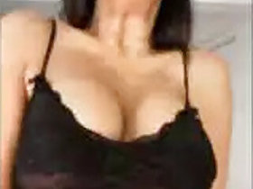 Desi Famous Bonga model nailing Lesbian boobs