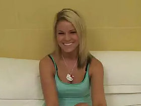 Jessa Rhodes fucks and swallows cum in her first porn scene