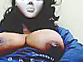 Indian Bhabhi with big boobs Indian Bhabhi uses her dildo