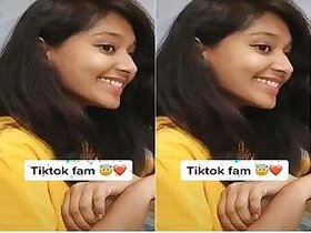Cute Telugu Tiktokr Shows Her Naked Body by Masturbating Part 3