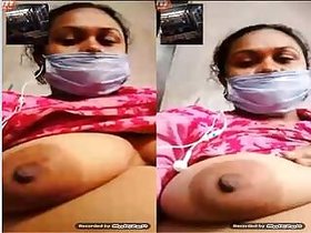 Sexy Desi Budi Shows Her Big Tits and Pussy Video Call