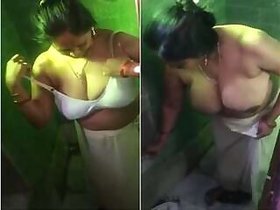 Hubby Records Wife Undressing and Bathing Video
