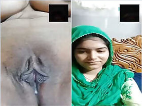 Pretty Girl Desi Shows Her Tits and Pussy to Lover on Facebook