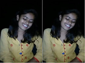 Pretty Indian girl gives a blowjob and gets rid of hubby's dick.